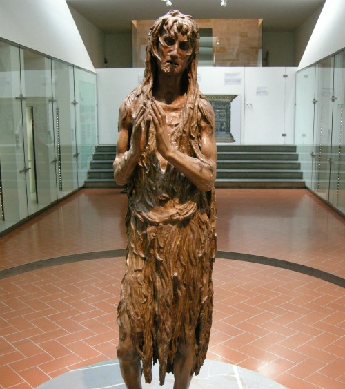 A rare wooden sculpture by Donatello at the Opera del Duomo museum