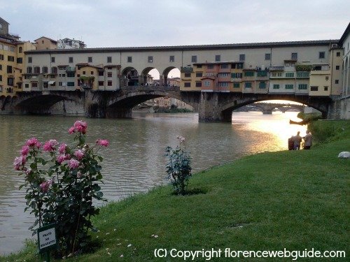 the 'Old Bridge' at sunset