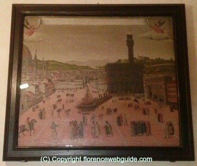Most well known painting depicting the burning of Savonarola