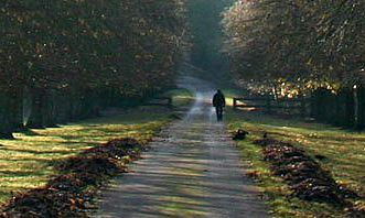 Walkway at San Salvi park, a former psychiatric hospital which is now a cultural center