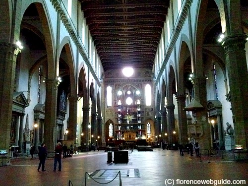 Interior of Santa Croce