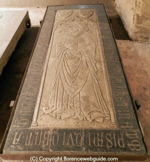 Engraved coffin at the archaeological site