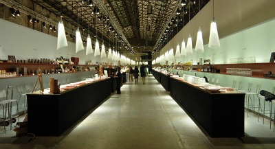 Food fair 'Taste' at Leopolda in Florence