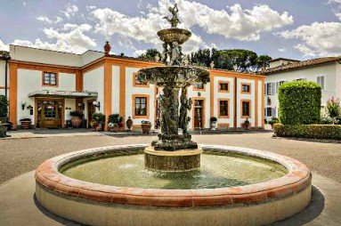 The Villa Olmi hotel and catering hall where the wine tasting is held in south Florence